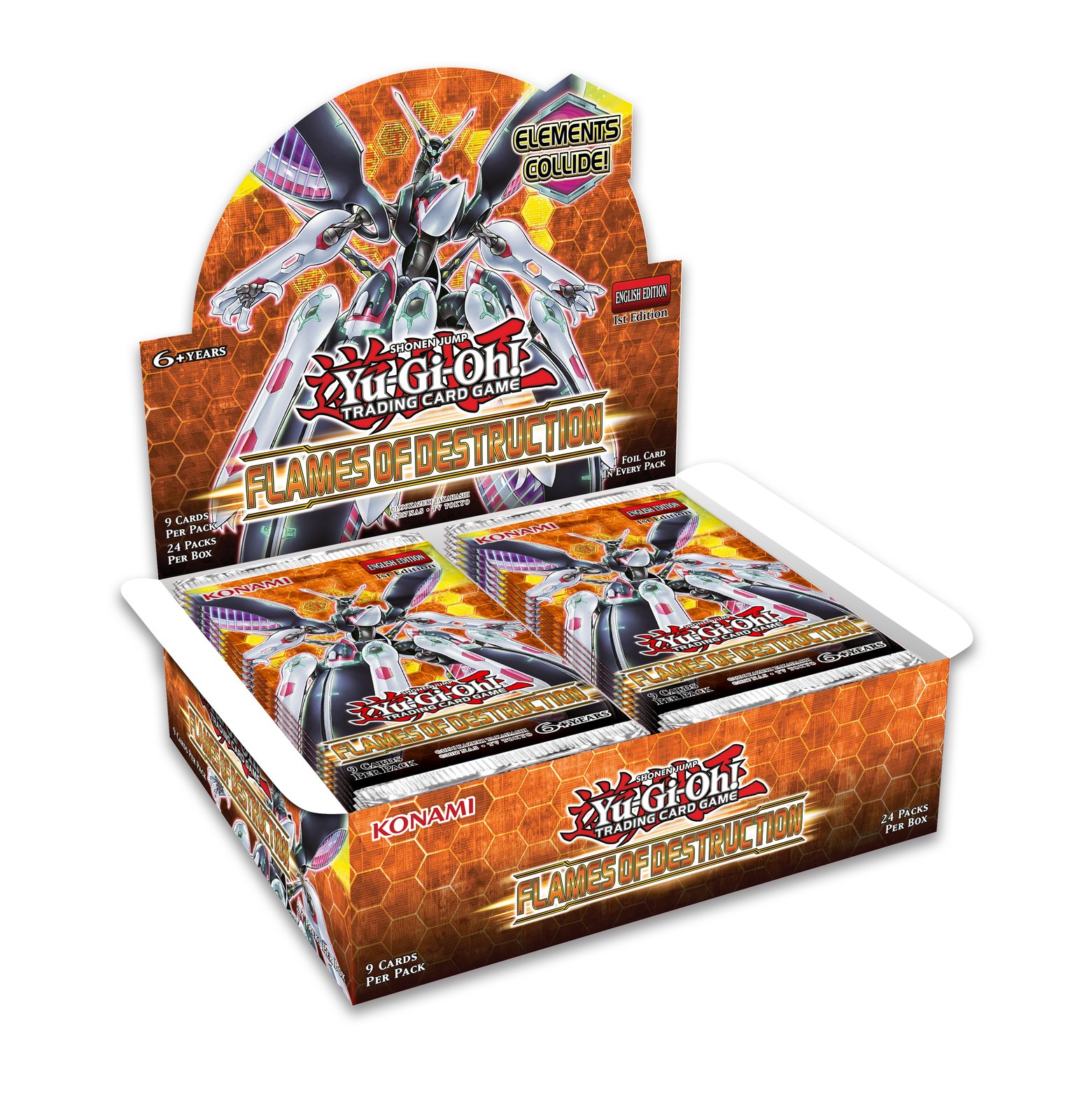 Yu-Gi-Oh! Flames Of Destruction Booster Display