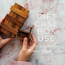 BSIRI Secret Puzzle Box- Brain Teaser Wooden Box