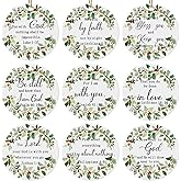 9 Pcs Christian Christmas Ornaments - Jesus, Bible Verse, Religious Ceramic Ornaments for Christmas Tree Home Decor Gifts