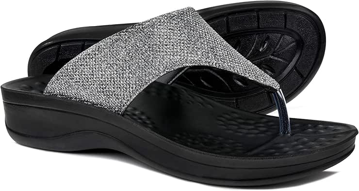 Amazon.com | AEROTHOTIC Comfortable Orthopedic Arch Support Flip Flops and Sandals for Women 