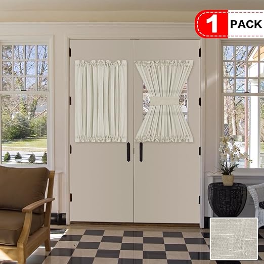 Amazon Com H Versailtex French Door Curtain 52 By 40 Long Rod
