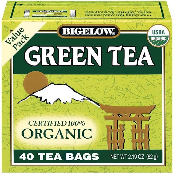 BIGELOW TEA GRN ORG, 40 COUNT