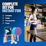 PRO-SPIN Portable Ping Pong Set with Retractable Net 2-Player view 3