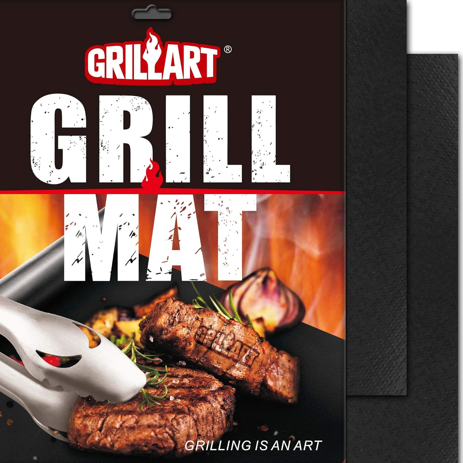 GRILLART BBQ Grill Mats 100 NonStick 600 Degree Heavy