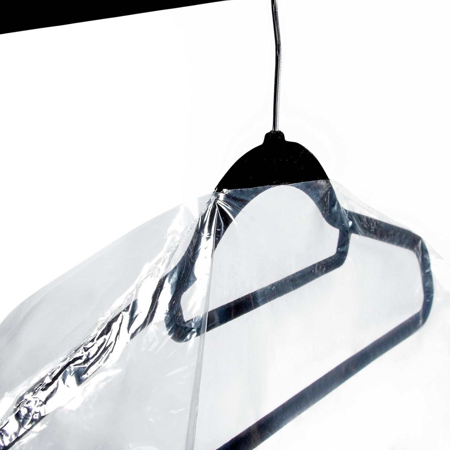 Juvale Dry Cleaner Bags - 50-Pack Garment Dry Cleaning Cover Bags - Gusseted Hanger Bags for Bulky Clothes, 39.7 × 21.3 Inches, 4 Inches of Gusset: Home & Kitchen