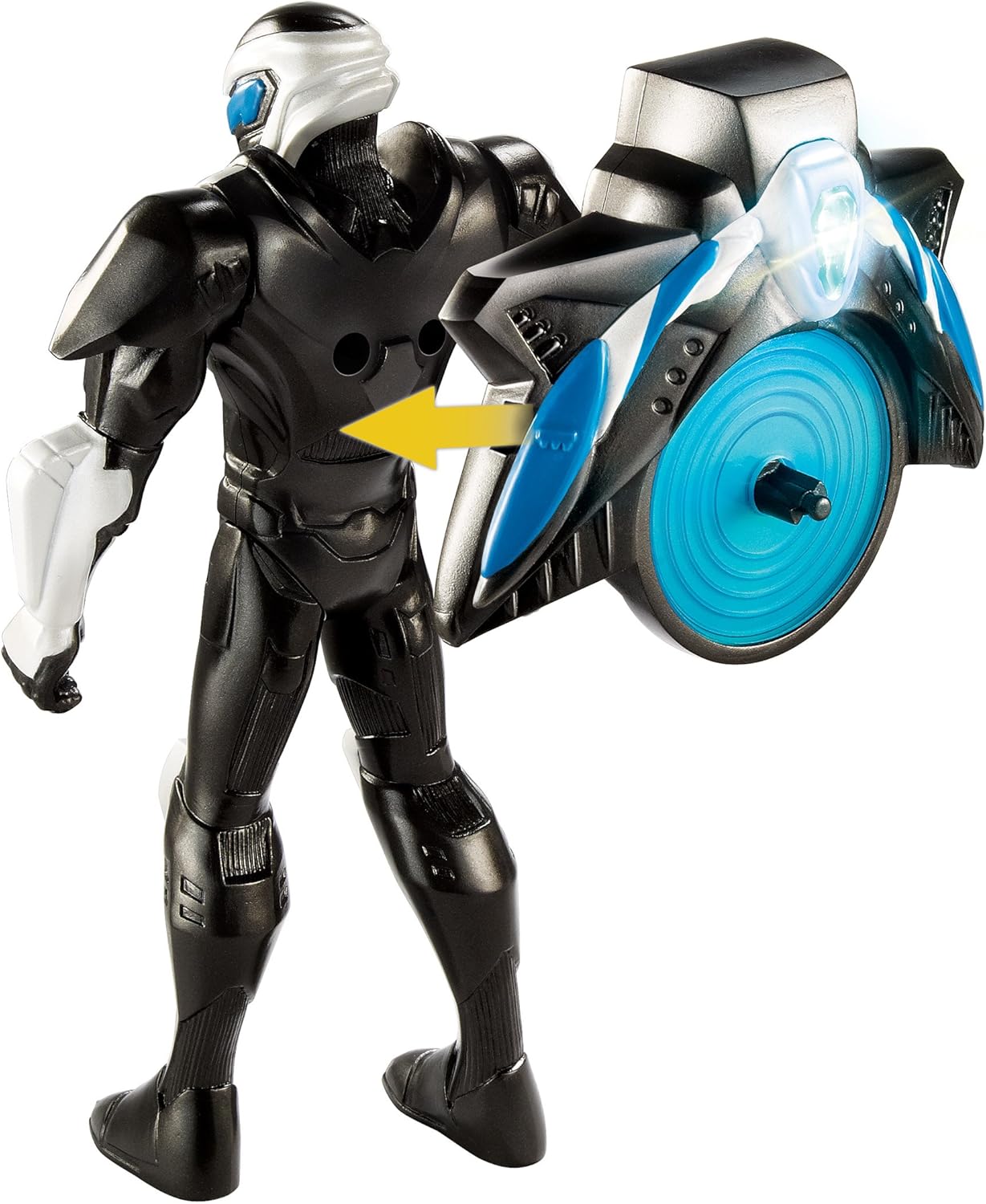 Max Steel RIP Launch Toxzon Figurine, Black and Blue - Image 3