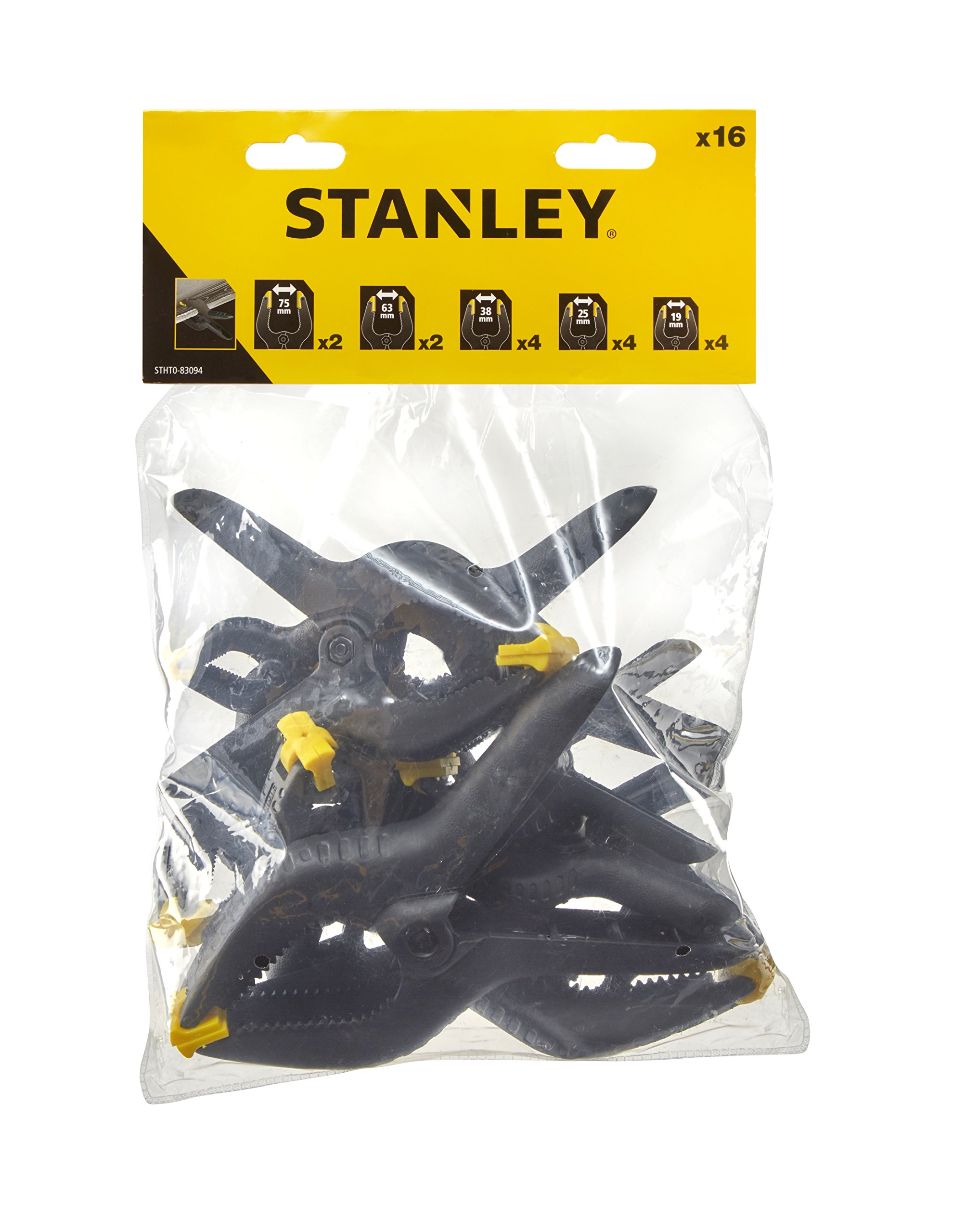 Stanley STHT0 – 83094 Pack 16 Clamps