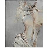USA Artist Liz Jardine - 'Traditional Nude Baroque Portrait', Canvas Art, 24 x 30inches - Hanging Wall Décor (1.5in Depth) - 