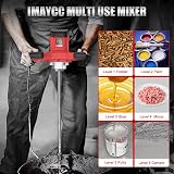 IMAYCC 2100W Paddle Mixer 6 Speed Concrete Plaster Paint Mortar Mixer Tool view 6