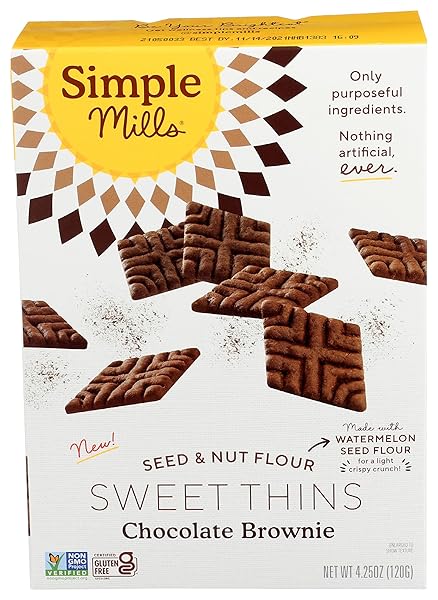 SIMPLE MILLS CHOCOLATE BROWNIE SEED & NUT FLOUR...