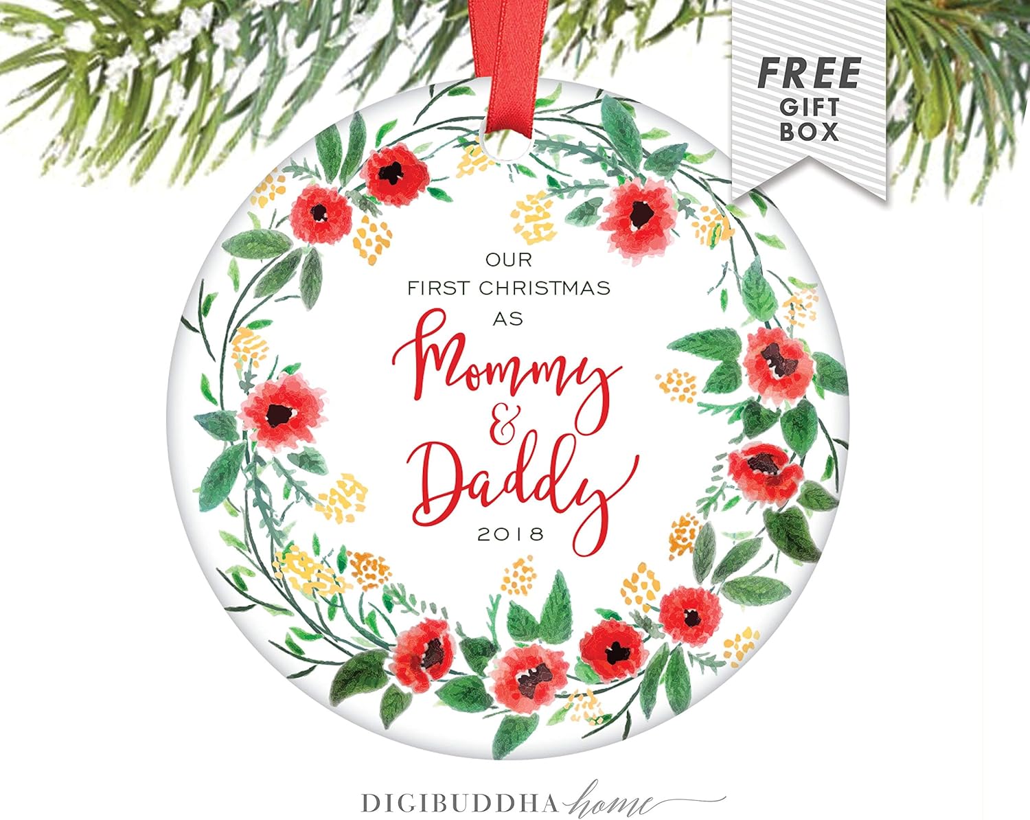 parents to be ornament 2018