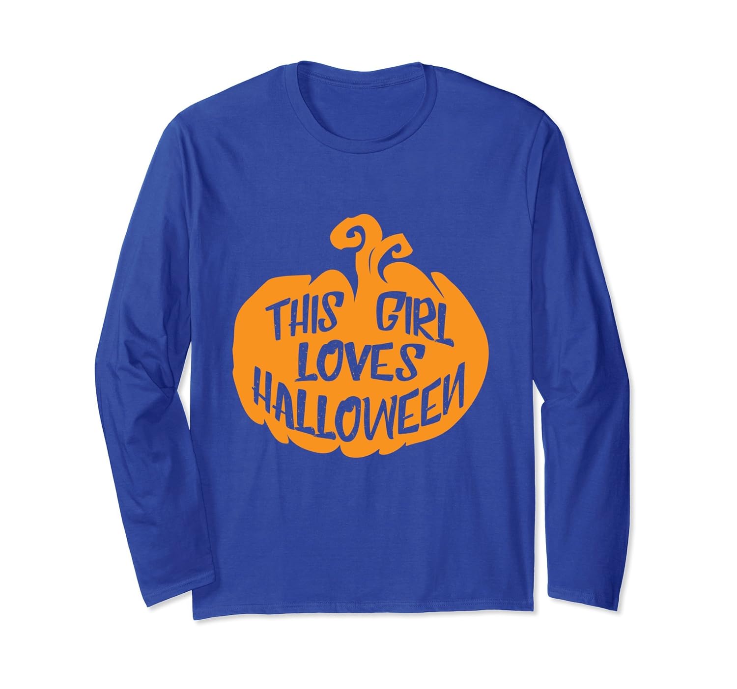 This Girl Loves Halloween Long Sleeve T-Shirt- TPT