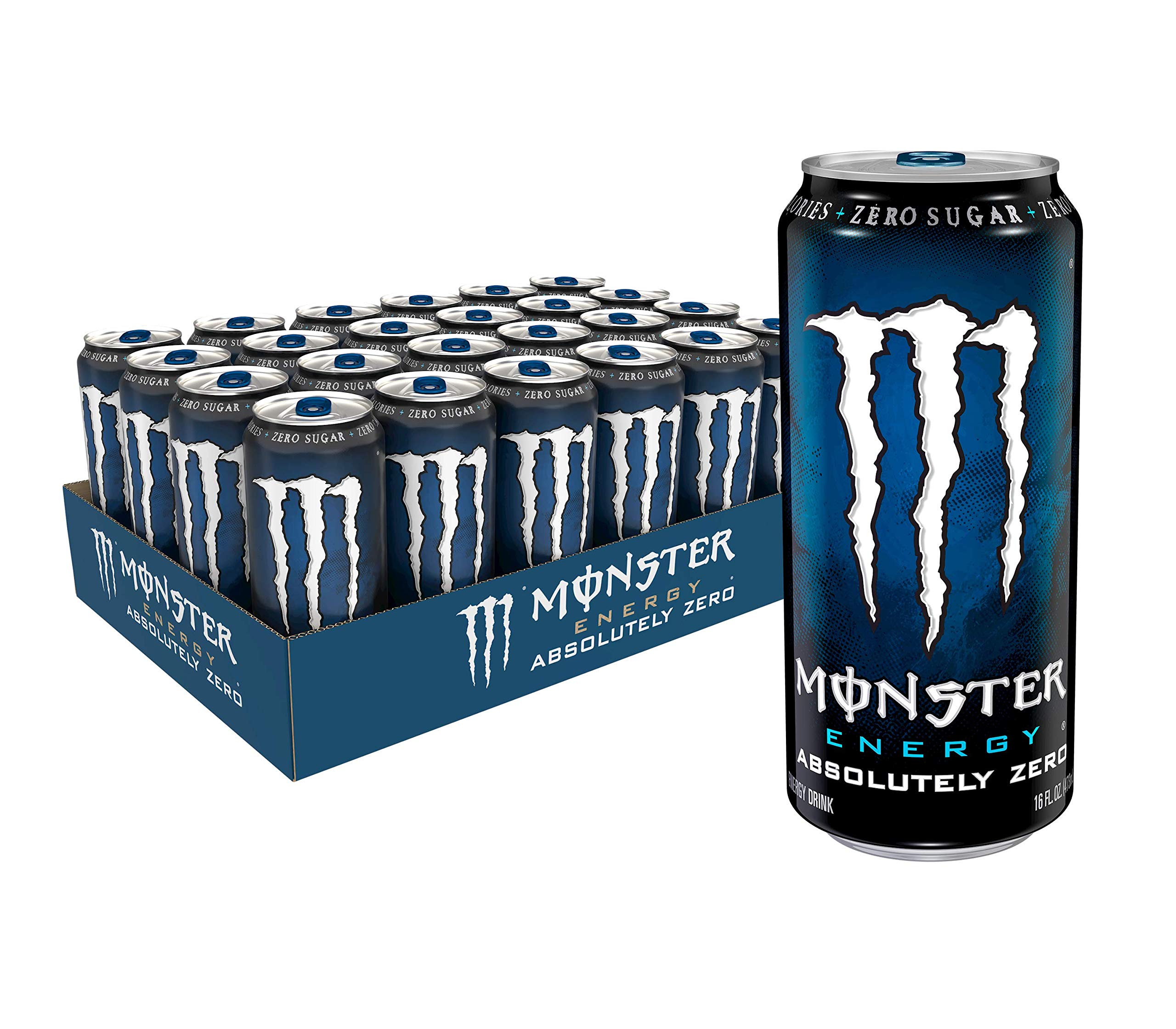Monster Energy Absolutely ZeroSugar LowCalorie Lowcarb Energy Drink