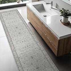 Washable Non Slip 2x10 Hallway Runner Rug - Long
