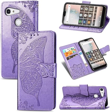 Amazon Co Jp Gratina Kyv48 ケース 手帳型 ワイモバイル アンドロイド ワンs6 ケース 財布型 カード収納 かわいい 蝶々 フラワー柄 シンプル おしゃれ 京セラ Kyv48 Au 手帳型ケース 良質 革 レザー マグネット式 Android One S6 携帯ケース 横置きスタンド機能付き