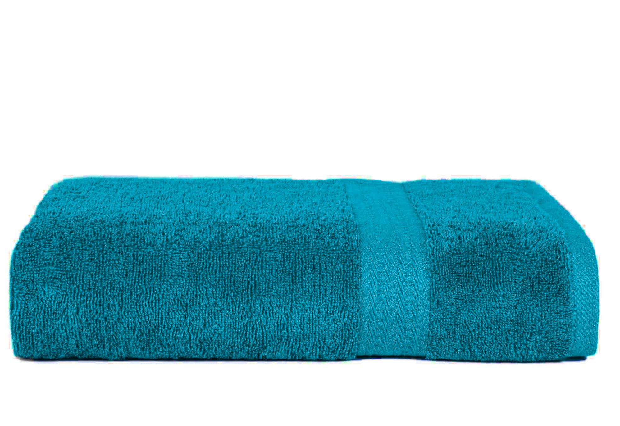 THE TEXTILE COMPANY Luxury Super Bath Sheets 100% Organic Egyptian Cotton Size 80x200 cm- Extra Large Quick Absorbent Bathroom Jumbo Towels 600 GSM Pack of 1 (TEAL)