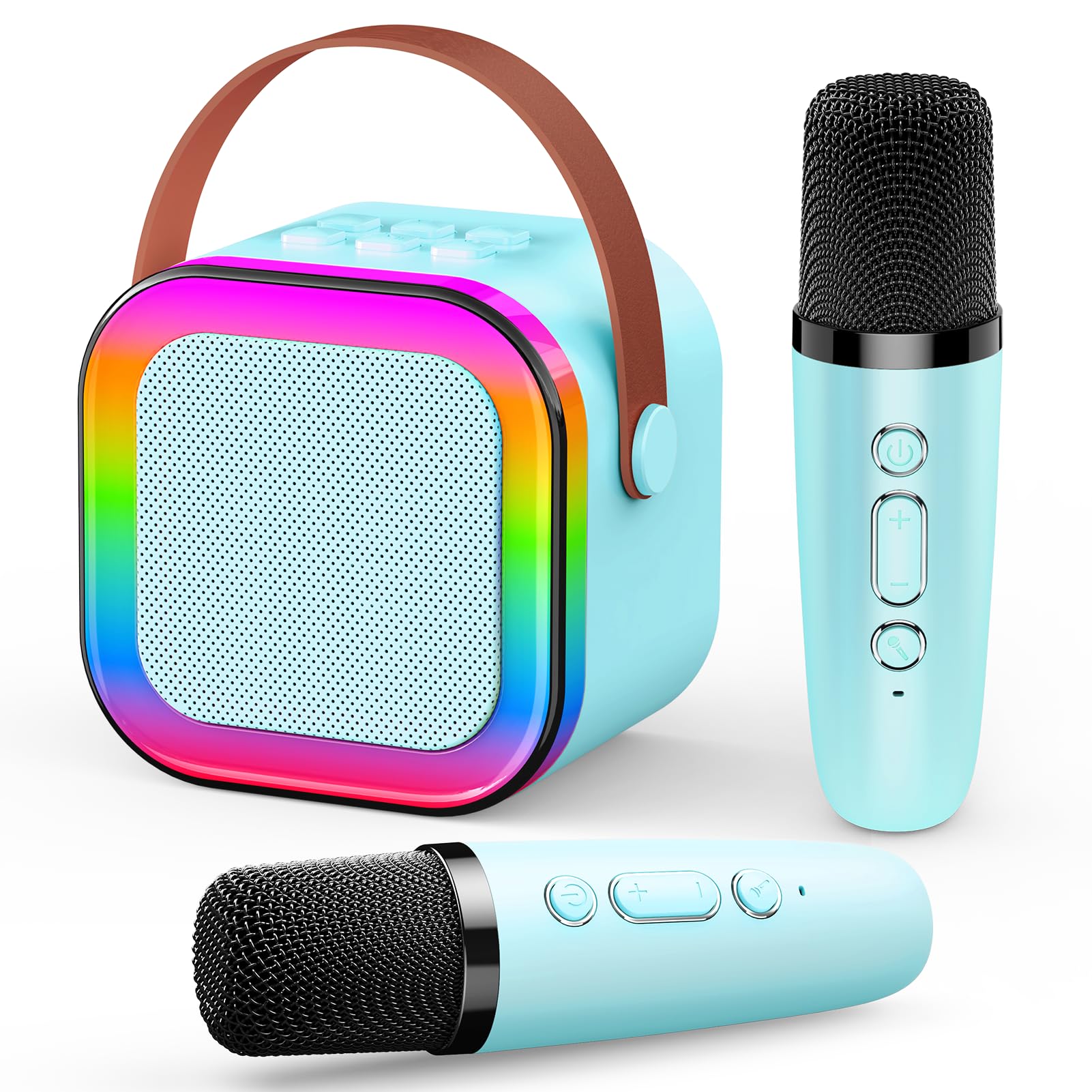 Dislocati Kids Microphone, Toys for 3-15 Year Old Boys Girls Gifts Karaoke Machine 2 Microphones for Kids Toys Age 3-12 Birthday Gifts for Girls Boys Toys Age 3-15 Gifts for 3-12 Year Olds Girls Boys