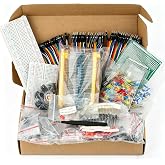 MTDELE 1995Pcs Electronic Component Kit Compatible with for UNO R3 | Capacitors Resistors LED Diodes Transistors PCB 400-Hole and 830-Hole Breadboard