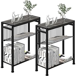 Lifenite Side Table for Small Spaces, Set of 2