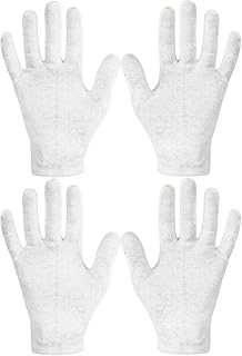 Eurow Cotton Cosmetic Moisturizing Gloves White - 2 Pack