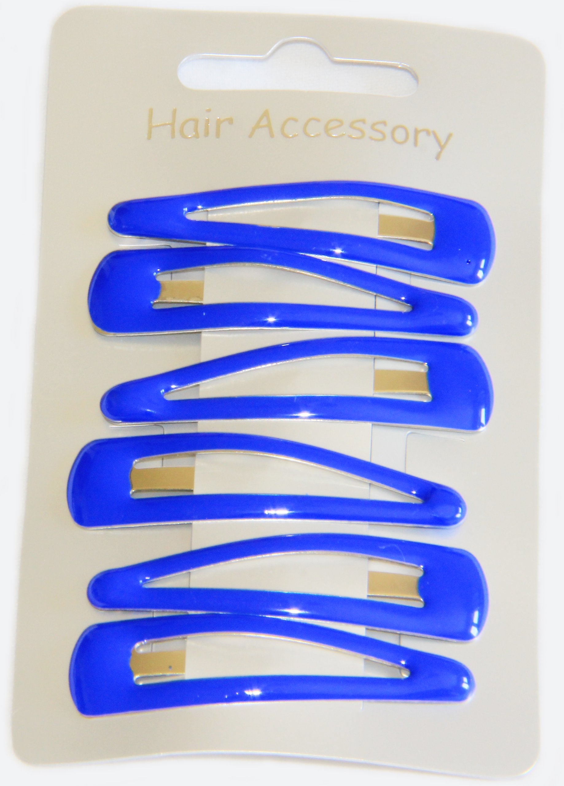 5cm Hair Sleepies Clips Accessories - School Colour Royal Blue