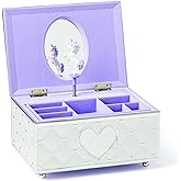 Lenox Childhood Memories Musical Unicorn Jewelry Box | silverplate over stamped steel | wind-up musical unicorn design | keepsake jewelry organizer, gift for women