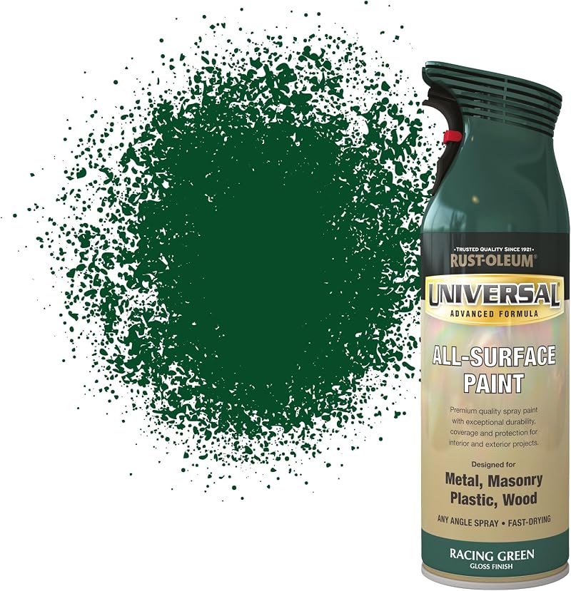 Rust-Oleum Universal Spray Paint 400ml Racing Green Gloss