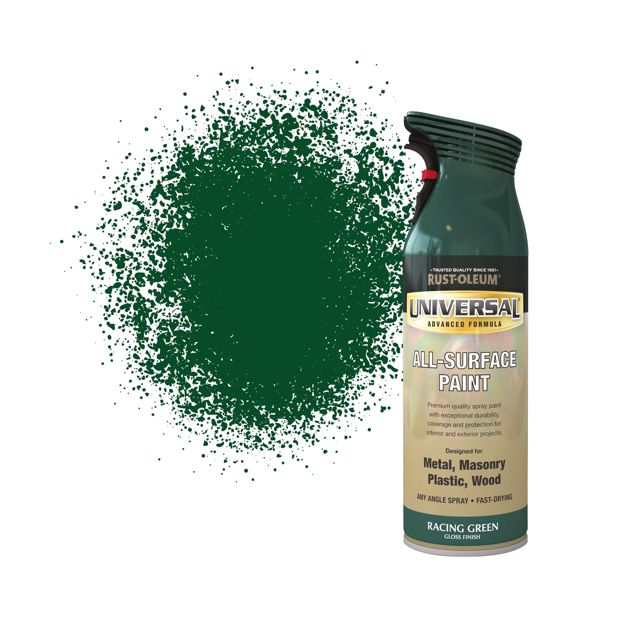 Rust-Oleum 400ml Universal Spray Paint - Racing Green Gloss