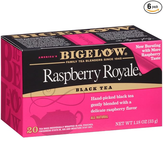 Bigelow Black tea Raspberry royale - 20ct (072310001343)