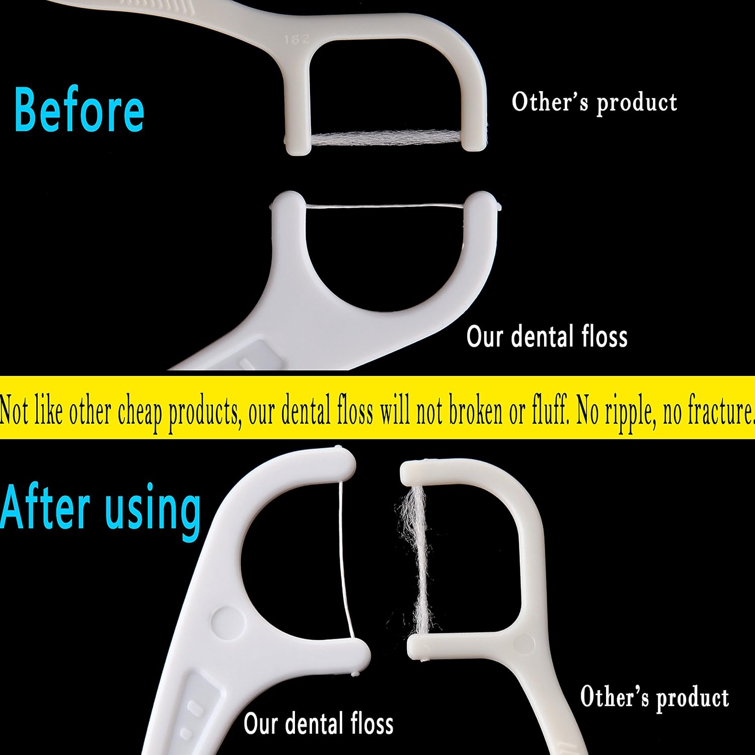FAMILIFE Dental Floss Picks 240 Picks Threader Flosser with 4 Travel Cases, flossing: Beauty