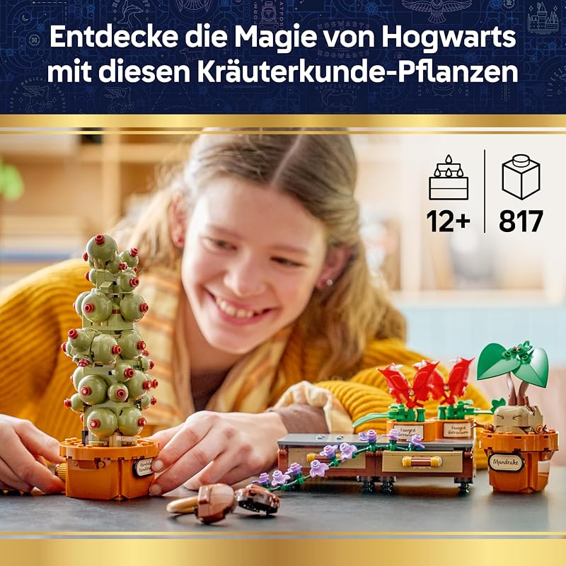 Harry Potter Schloss Hogwarts: Kräuterkunde-Pflanzen 76474