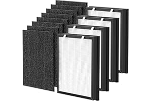 P358 Replacement Filter Compatible with HEAPETS P358 Pet Air Purifier, HEPA Air Filter for Pet Hair, Dander & Odor, Includes 