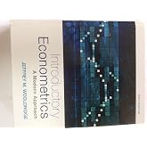 Introductory Econometrics: A Modern Approach - Standalone Book Sixth Edition