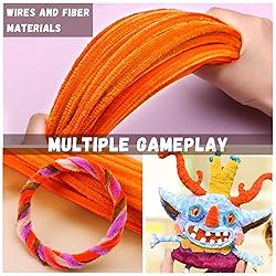 Orange Pipe Cleaners,Art Supplies,200pcs Chenille