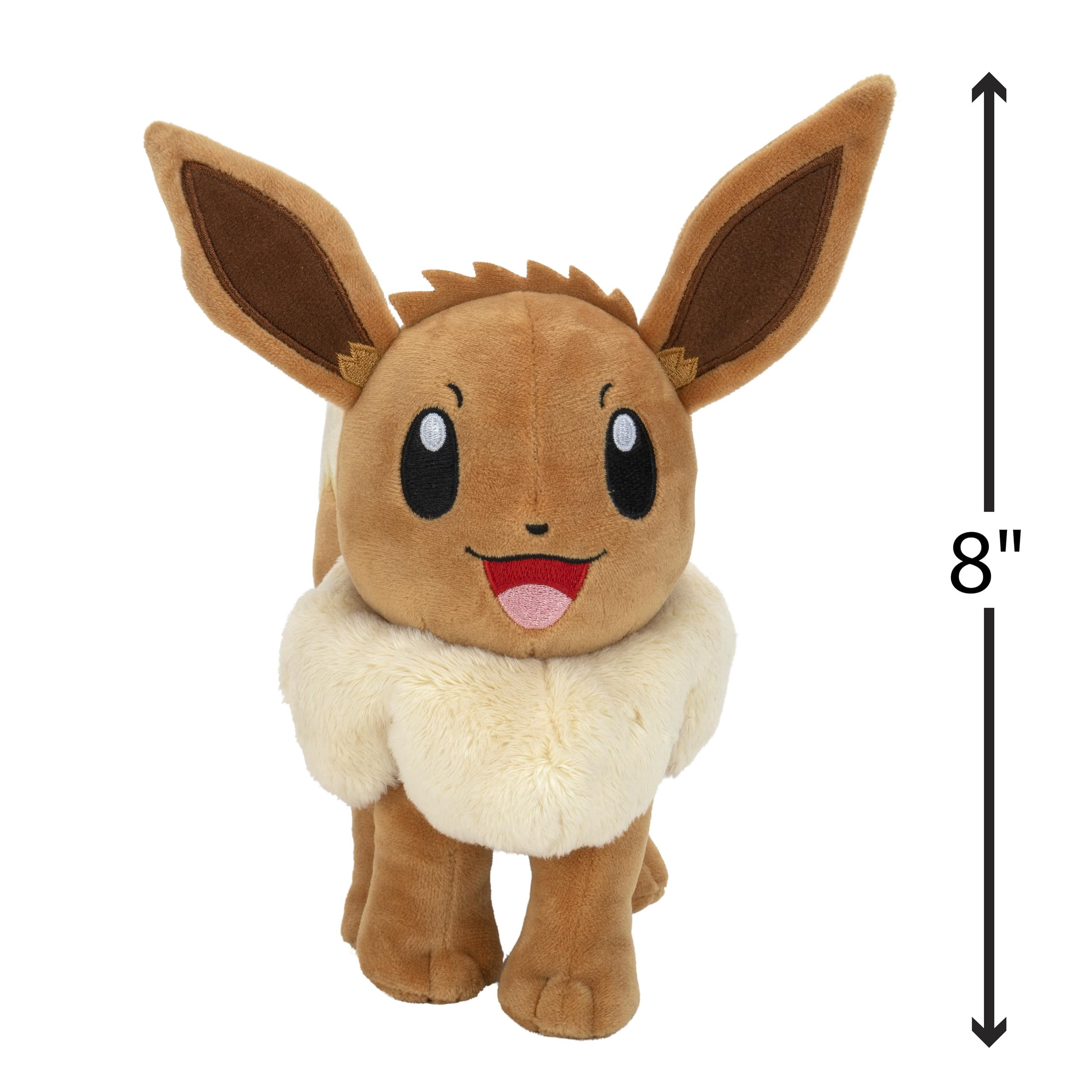 Pokémon PKW4018-20cm Plüsch - Evoli, offizielles Plüsch 5