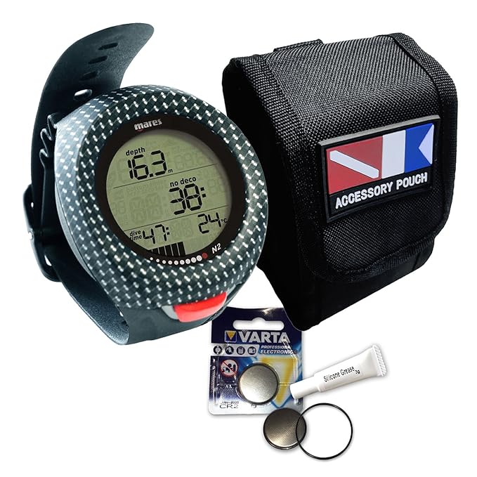 Mares Puck Pro Sparset - Tasche, Batterie Kit, Silikonfett