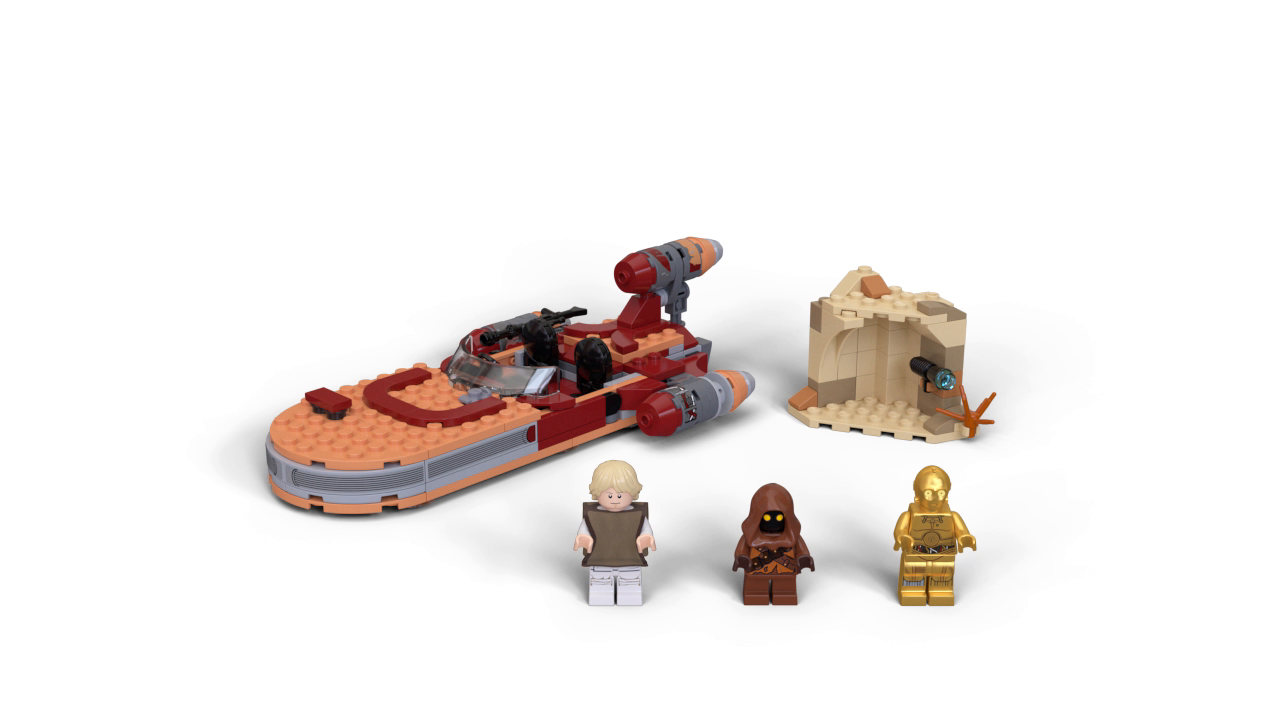 LEGO 75271 Star Wars Luke Skywalkers Landspeeder Bauset mit Java Minifigur, Serie Eine Neue Hoffnug Serie – Bild 8