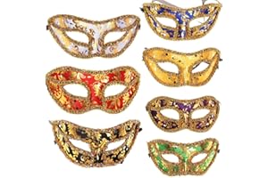10pcs Set Masquerades Masks Costumes Party Accessory
