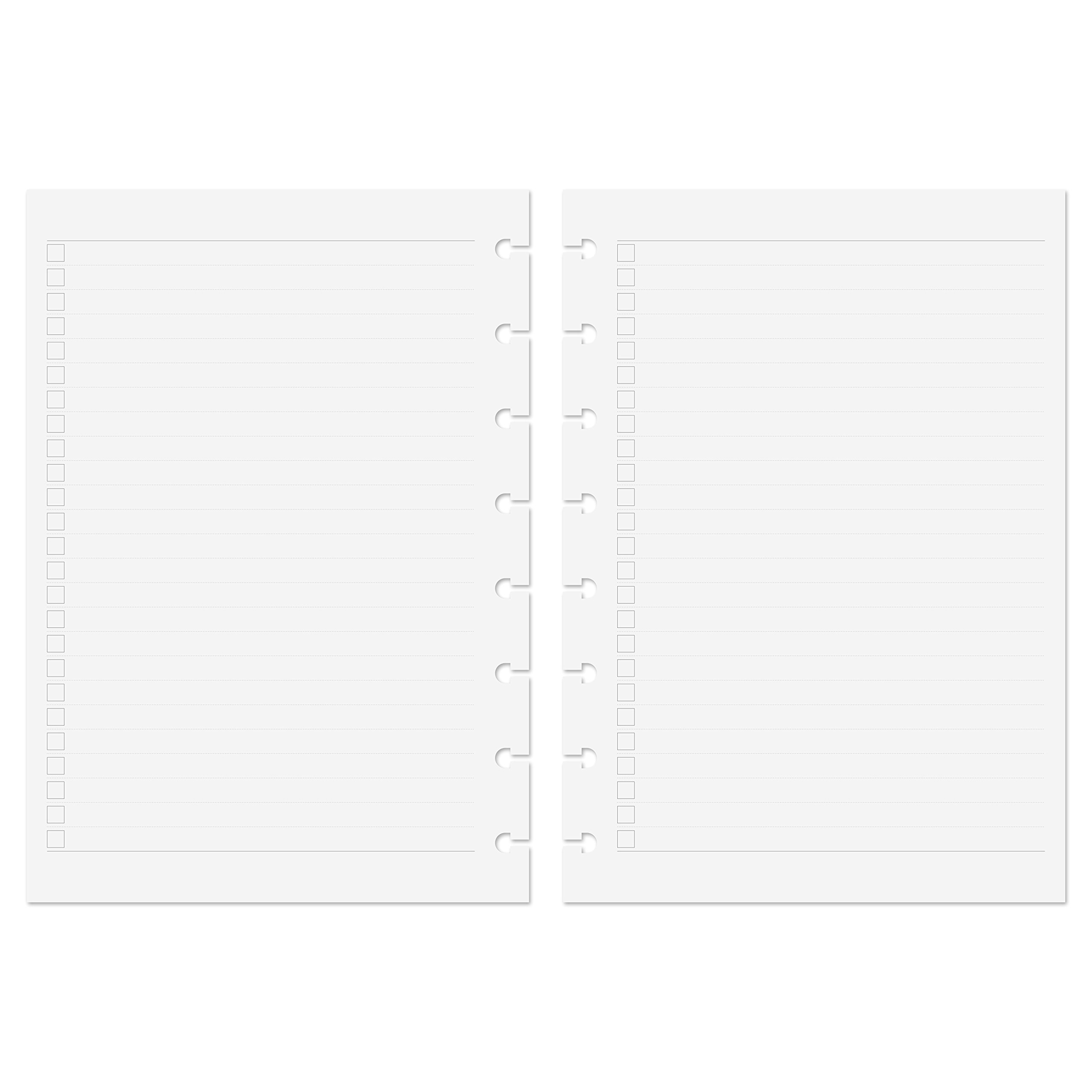 Discagenda Planner Insert Refills Discbound 60 Sheets 120gsm 80lb 148x210mm (List, A5)