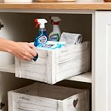 Wickerfield White Wash Small Wooden Box Gift Basket Storage Crate view 2