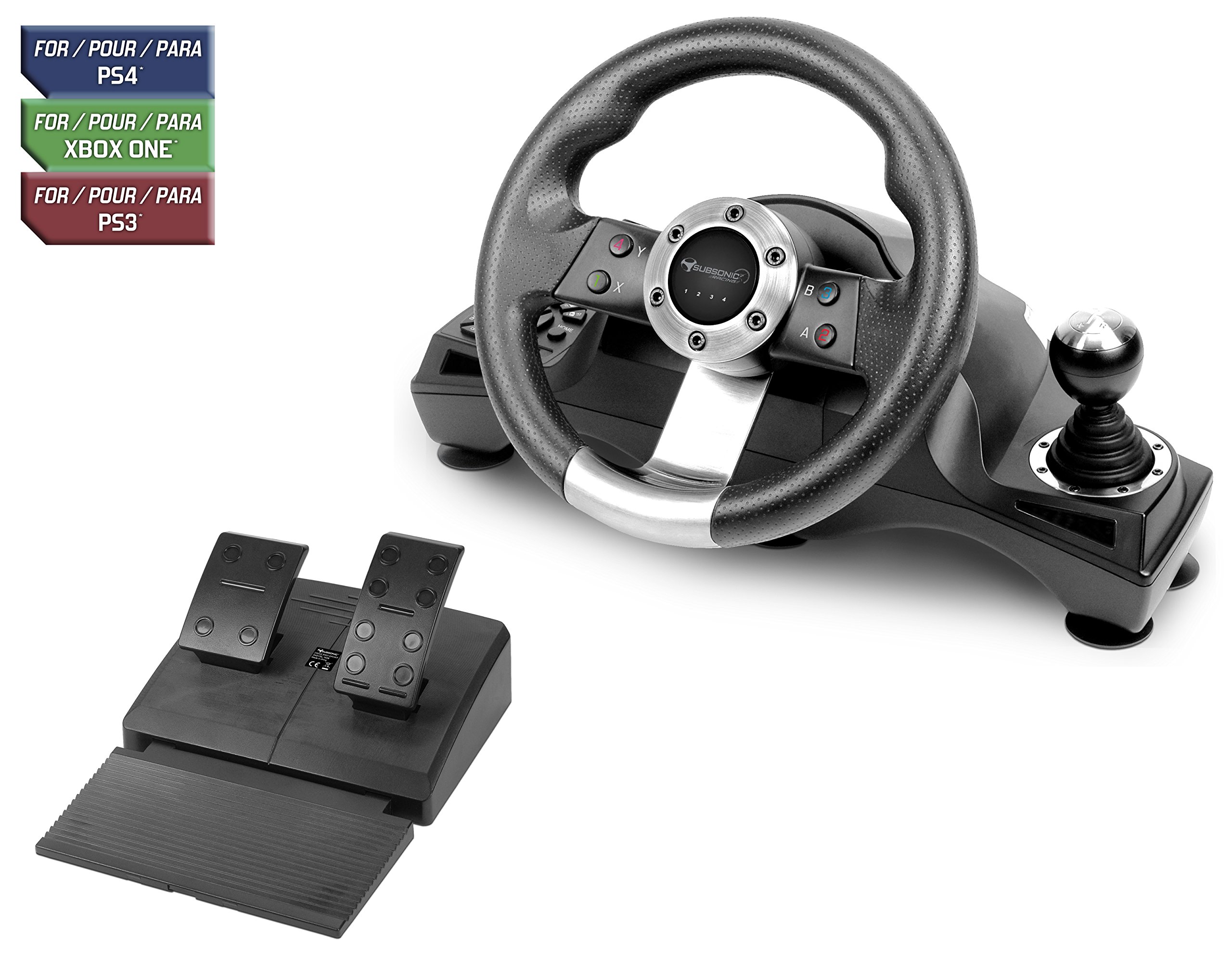 Xbox One Racing Steering Wheel Controller Pedal Driving Like Real For