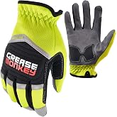 GREASE MONKEY Pro Tool Handler 2.0 High-Visibility Mechanic Gloves