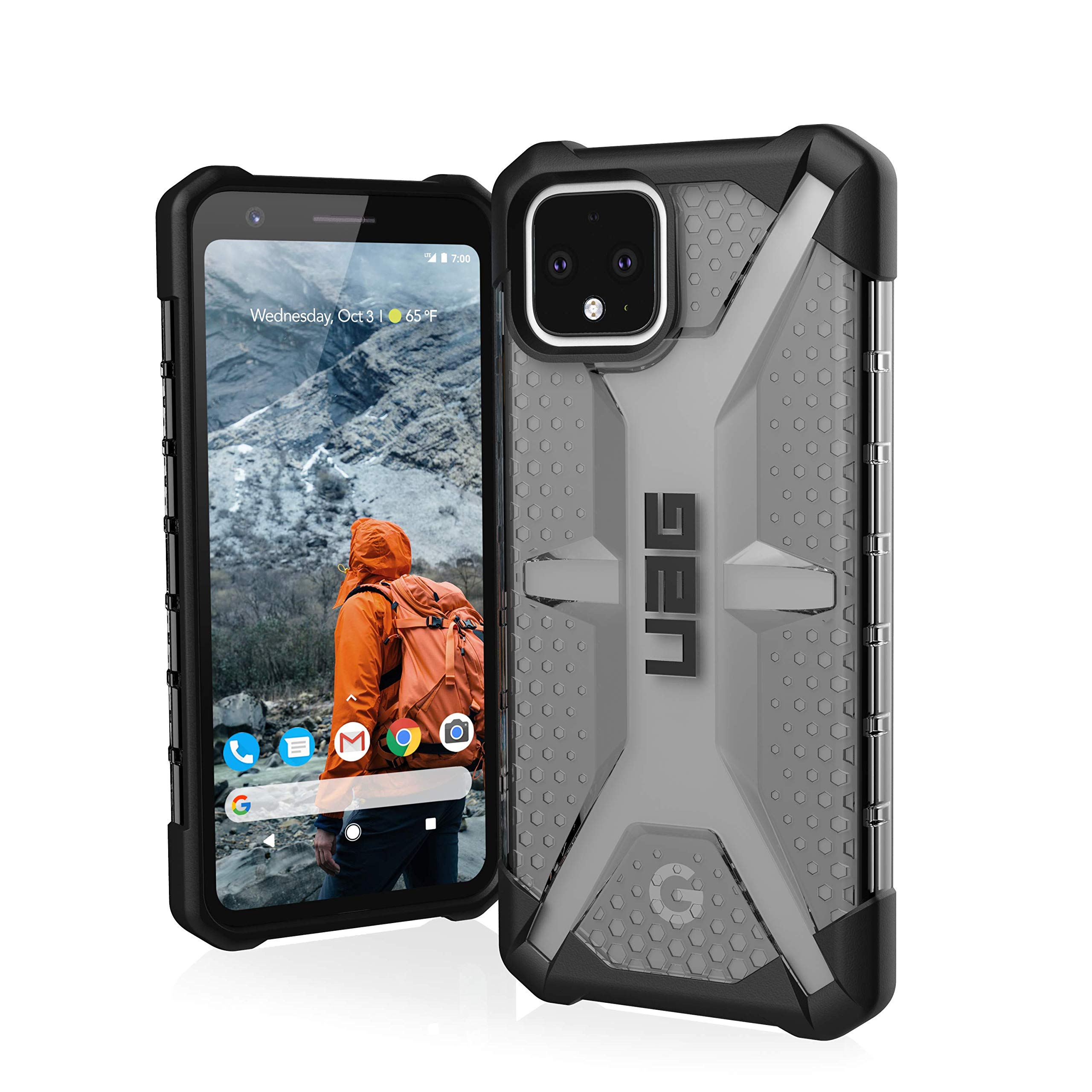 Urban Armor Gear UAG Made for Google Pixel 4 [5.7-inch Screen] Plasma Feather-Light Rugged [Ash] Military Drop Tested Case
