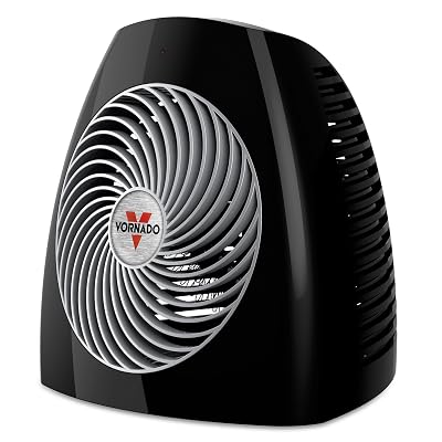 Vornado MVH (2025) Space Heater, 3 Heat Settings, Adjustable Thermostat, Tip-Over Protection, Auto Safety Shut-Off System, Indoor Use, Whole Room Heating, Black
