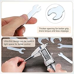 HARFINGTON 10pcs Small Wrench Open End Wrench