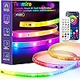 Tenmiro Upgraded Smart IC 100ft LED Lights for Bedroom, Multiple Colors on One Line LED Strip Lights, Bluetooth APP Control Music Sync Color Changing Strip Lights for Room Home Party Decoration