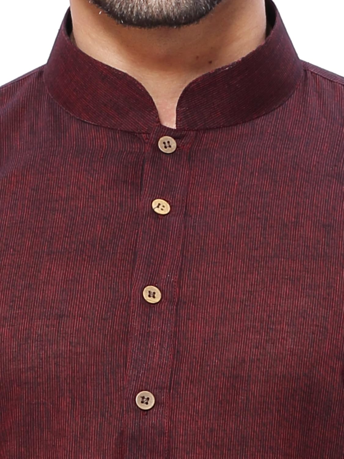 rg designers men's handloom brown kurta pyjama