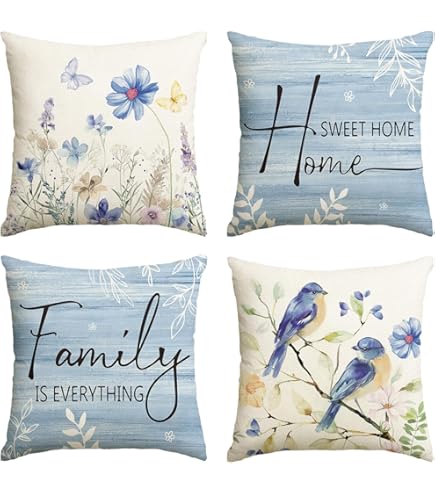 Wyooxoo Juego De 4 Fundas De Almohada Decorativas De 12 X 20