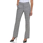 Tommy Hilfiger Glen Plaid Sutton Bootcut Pants Black/Ivory 16