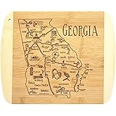 Totally Bamboo A Slice of Life Georgia State Serving and Cutting Board, 11" x 8.75"